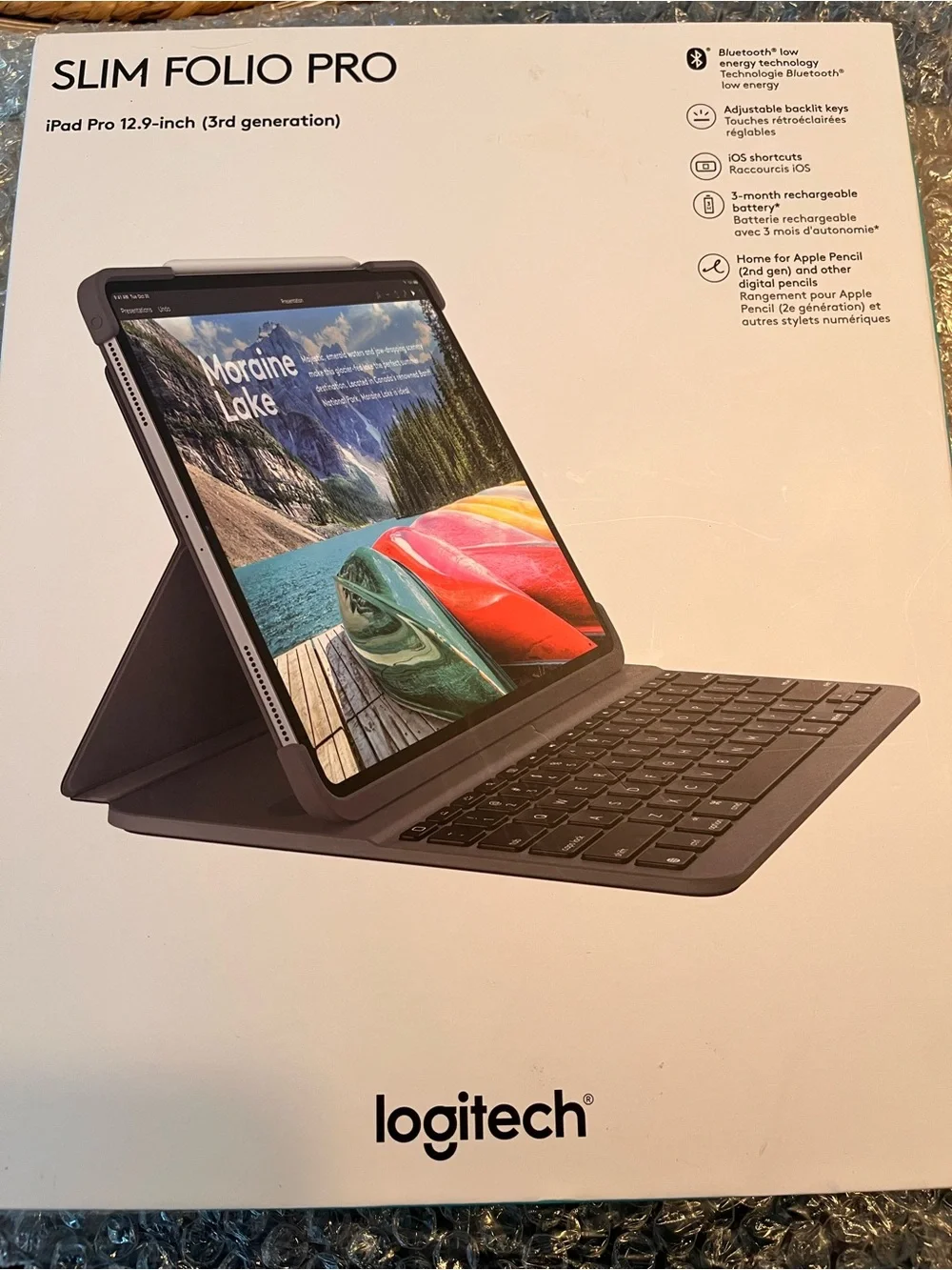 Tablet Keyboard Slim Folio Pro iPad Pro 12.9 - inch (3rd generation) Bluetooth